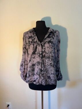 Rock and Republic tie dye button up top